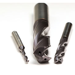 Emuge TA203344.0490 | 4.90mm Diameter x 6.00mm Shank x 24.00mm LOC x 66.00mm OAL x 140 Degree Point Angle 2 Flute TiAlN-TA14 Coated Carbide Coolant Fed Drill