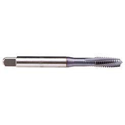 Emuge B030J401.0030 | M3x0.50mm Thread Size x 11.00mm Length x 3.50mm Shank x 56.00mm OAL x 8 Degree Helix Angle 2 Flute TICN Coated HSSE-PM Spiral Flute Tap