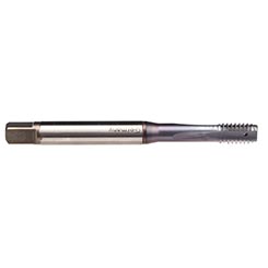 Emuge B1099501.0100 | M10x1.50mm Thread Size x 22.00mm Length x 10.00mm Shank x 100.00mm OAL 3 Flute TICN Coated HSSE Straight Flute Tap