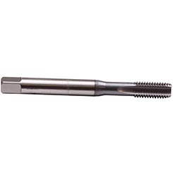 Emuge B1969501.0100 | M10x1.50mm Thread Size x 22.00mm Length x 10.00mm Shank x 100.00mm OAL 3 Flute TICN Coated HSSE Straight Flute Tap