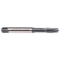 Emuge BU306011.5033 | UNF #0 - 80 Thread Size x 0.236" Length x 0.141" Shank x 1.626" OAL x 15 Degree Helix Angle 2 Flute NT2 Coated HSSE Spiral Flute Tap