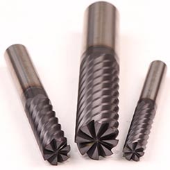 Emuge 1828A.0250 | 1/4" End Mill- Hard-Cut - X-Lgth - 6 Flt