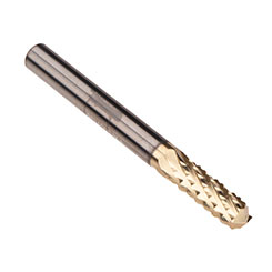 Emuge 2735F.006 | 6MM-End Mill - Fiber-Cut - LH Helix -Drill Tip