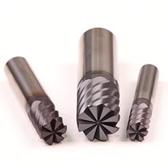 Emuge 2813A.008 | 8 MM End Mill- Hard-Cut - Stub - 6 Flt - Rad 0.5