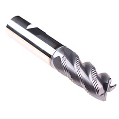 Emuge 2873A.014 | 14.00mm Diameter x 14.00mm Shank x 26.00mm LOC x 83.00mm OAL x 45 Degree Helix Angle 3 Flute TIALN Coated Carbide Square End Mill