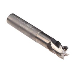 Emuge 2889 Z.008 | 8.00mm Diameter x 8.00mm Shank x 10.00mm LOC x 63.00mm OAL x 40 Degree Helix Angle 3 Flute Bright Coated Carbide Square End Mill