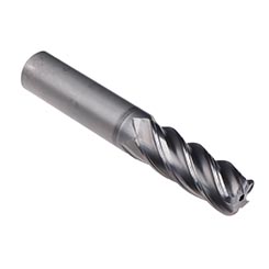Emuge 2966LZ.062015 | 5/8"-End Mill - TiNox-Cut -5 Flute- Rad 0.015