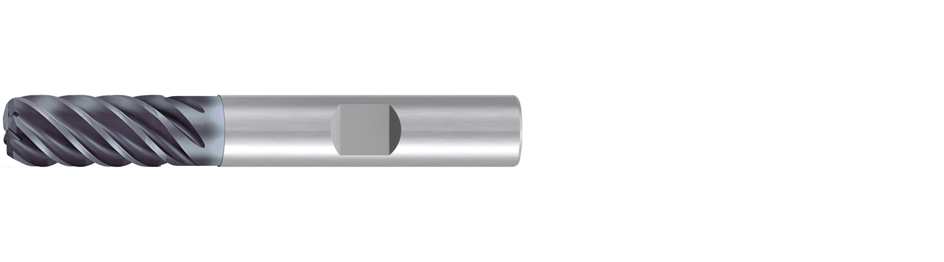 Emuge 3909L.100120 | 1" Top-Cut VAR 6 Flt HB - Rad 0.120