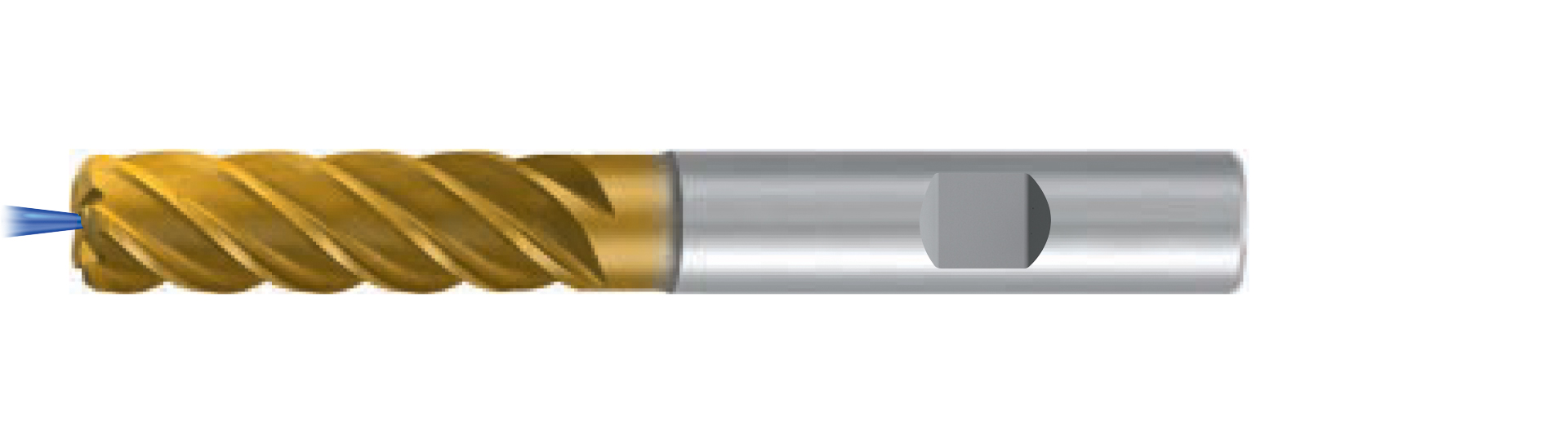 Emuge 3911TZ.075090 | 3/4" TiNox-Cut - Trochoidal 3xD Rad 0.090