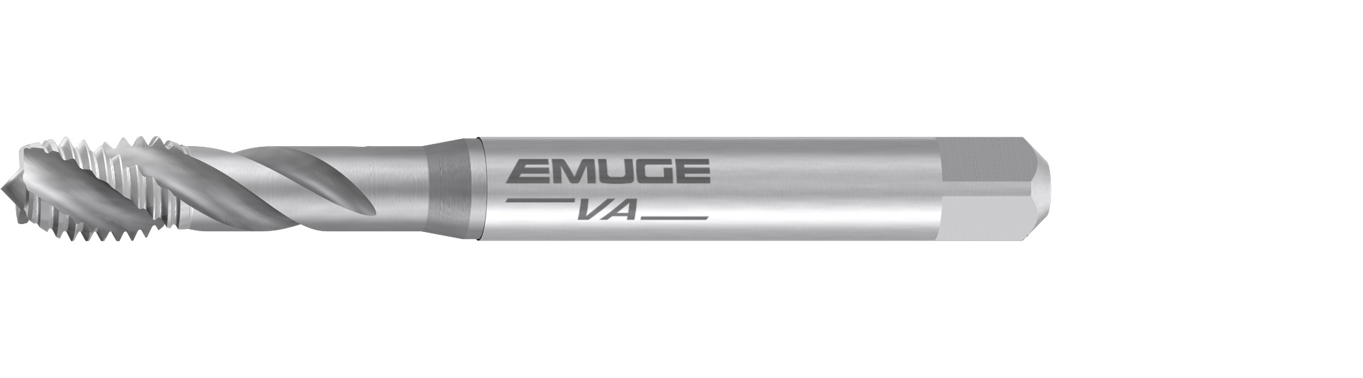Emuge B0503000.0276 | MF M10 x1.00mm Thread Size x 35 Degree Helix Angle Bright Coated HSSE Spiral Flute Tap