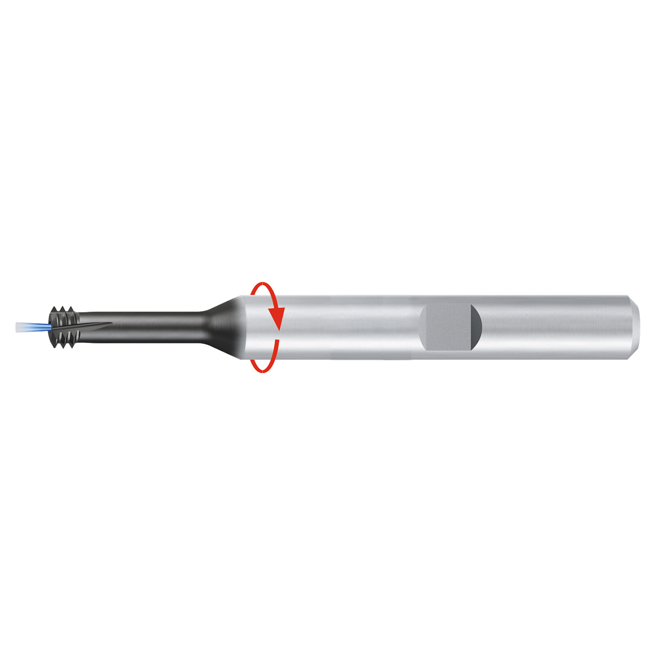 Emuge GF26A129.5043 | 1/4"-28 - Thread Mill - ZGF-S-CUT - Coolant- HB