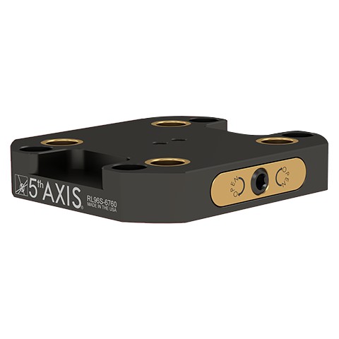 5th Axis RL96S-6760 | RockLock 96 mm Low Profile Base - Steel - 60 Degree 170 mm PCD - 6" x 7"