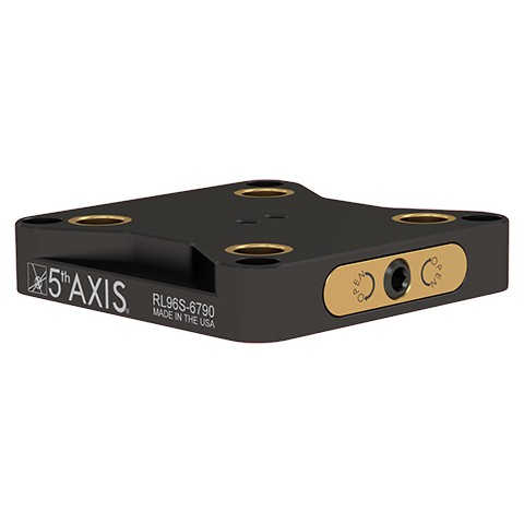 5th Axis RL96S-6790 | RockLock 96 mm Low Profile Base - Steel - 90 Degree 185 mm PCD - 6" x 7"