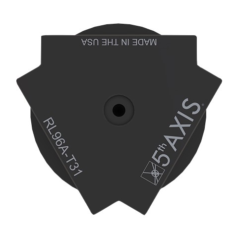 5th Axis RL96A-T31 | RockLock 96 mm Integrated Three-Sided Tombstone with 4x PS20F - Aluminum - 250 mm