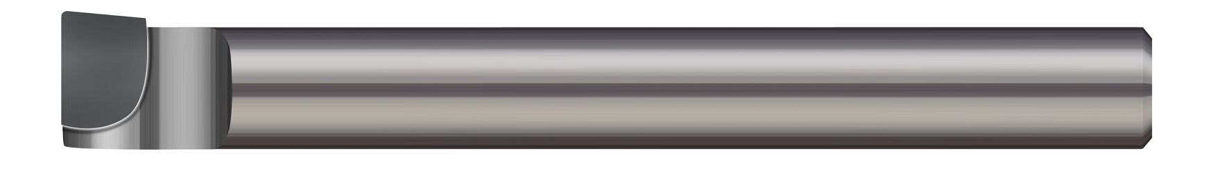 Micro 100 TBBCL-001-008 | 1.2330" Minimum Bore Diameter x 1" Shank x 10" OAL Uncoated Carbide Boring Bar