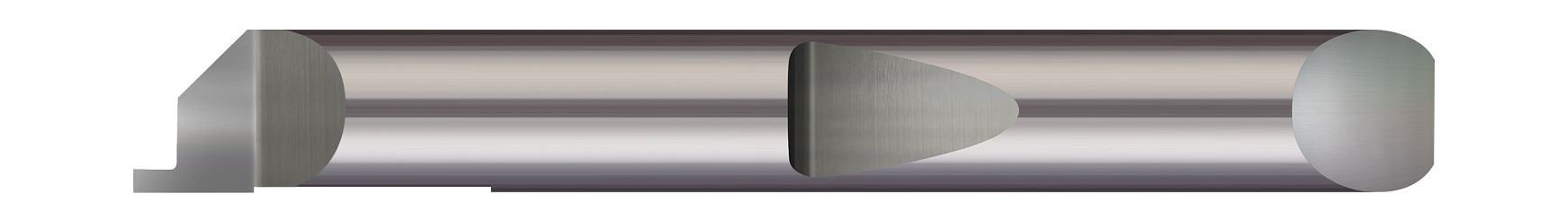 Micro 100 QFG-312-062-150X | 1/16" Width x 0.150" Projection x 5/16" Minimum Bore Diameter x 3/4" Maximum Bore Depth x 5/16" Shank x 2" OAL AlTiN Coated Carbide Grooving Tool
