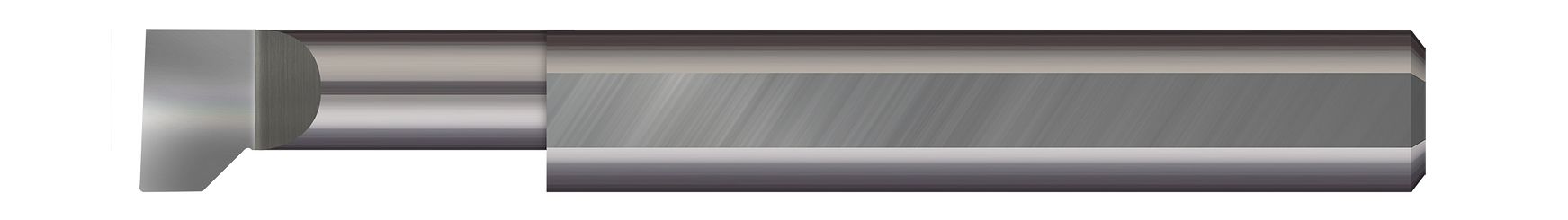 Micro 100 LTR-094-6X | 0.1040" Minimum Bore Diameter x 3/8" Maximum Bore Depth x 0.002" Radius x 0.0490" Flat x 1/8" Shank x 1-1/2" OAL AlTiN Coated Carbide Threading Tool