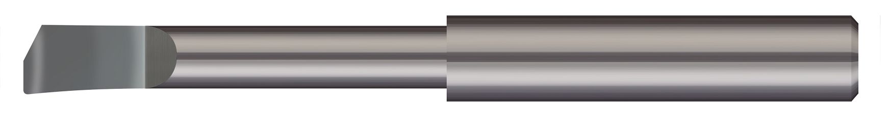 Micro 100 HBBC-100437-004 | 0.0950" Minimum Bore Diameter x 0.437" Maximum Bore Depth x 1/8" Shank x 1-1/2" OAL Uncoated Carbide Boring Bar