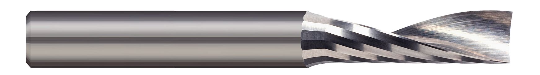 Micro 100 SFP-500-812 | 1/2" Diameter x 1-1/2" LOC x 1/2" Shank Uncoated Carbide Single Flute Spiral Router Bit