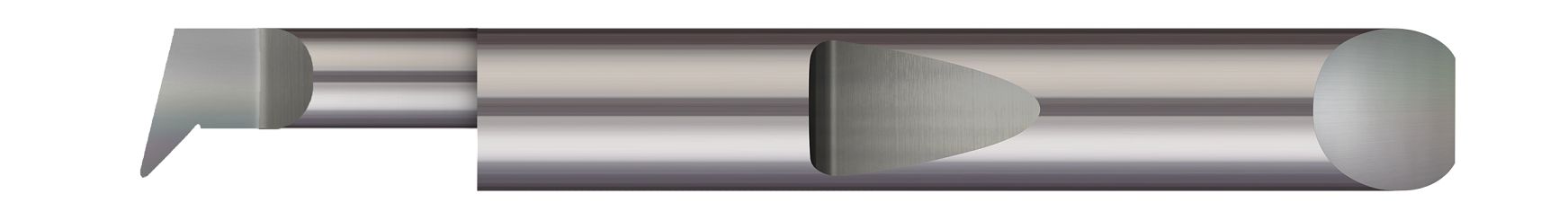 Micro 100 QPA8-300750X | 0.322" Minimum Bore Diameter x 3/4" Maximum Bore Depth x 5/16" Shank x 2" OAL AlTiN Coated Carbide Profiling Tool
