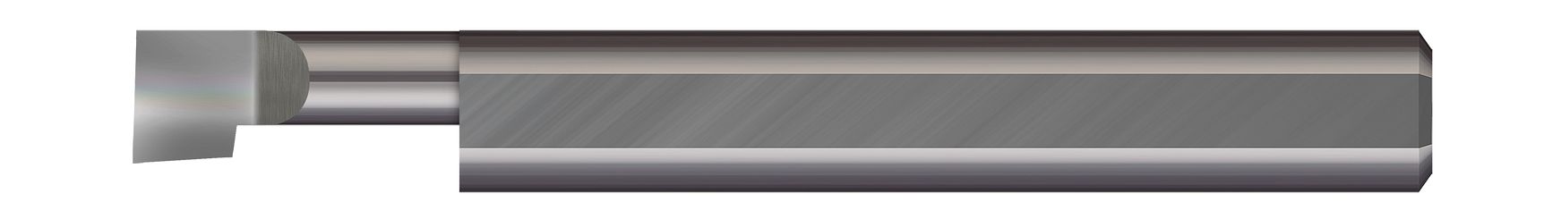 Micro 100 BB-090150S | 0.1000" Minimum Bore Diameter x 0.150" Maximum Bore Depth x 1/8" Shank x 1-1/2" OAL Uncoated Carbide Boring Bar