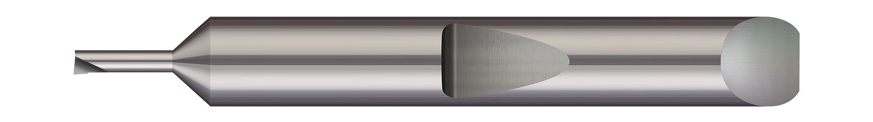 Micro 100 QMBB-045100 | 0.0405" Minimum Bore Diameter x 0.100" Maximum Bore Depth x 3/16" Shank x 1-1/2" OAL Uncoated Carbide Boring Bar