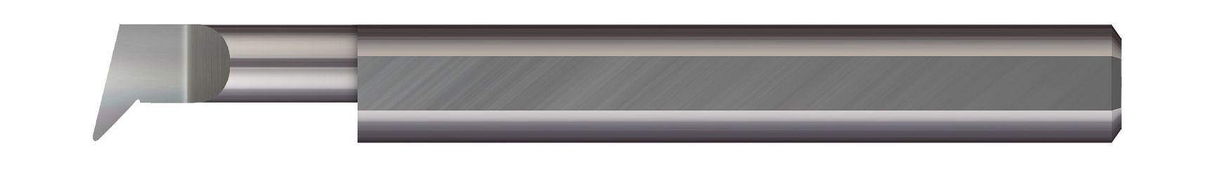 Micro 100 PA5-110250 | 0.124" Minimum Bore Diameter x 0.250" Maximum Bore Depth x 0.005" Radius 1/8" Shank x 1-1/2" OAL Uncoated Carbide Boring Bar