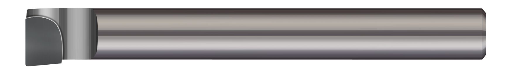 Micro 100 TBBC-312-008 | 0.4130" Minimum Bore Diameter x 5/16" Shank x 5" OAL Uncoated Carbide Boring Bar