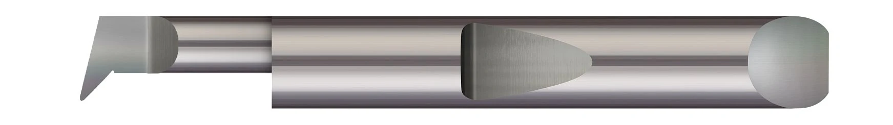 Micro 100 QPA8-300750 | 0.3220" Minimum Bore Diameter x 3/4" Maximum Bore Depth x 5/16" Shank x 2" OAL Uncoated Carbide Profiling Tool