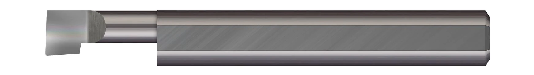 Micro 100 BB3-120600 | 0.1320" Minimum Bore Diameter x 0.600" Maximum Bore Depth x 3/16" Shank x 2" OAL Uncoated Carbide Boring Bar