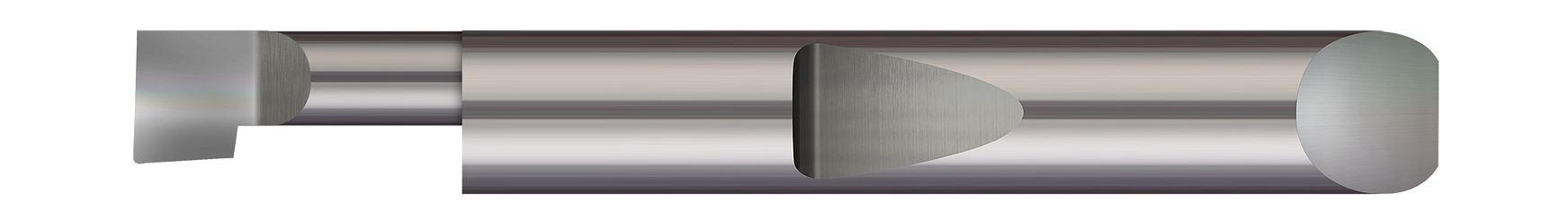 Micro 100 QBB3-110200X | 0.122" Minimum Bore Diameter x 0.200" Maximum Bore Depth x 3/16" Shank x 1-1/2" OAL AlTiN Coated Carbide Boring Bar