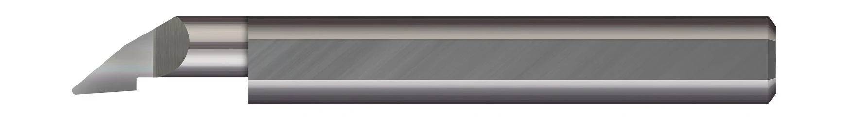 Micro 100 PF8-160375 | 0.1760" Minimum Bore Diameter x 3/8" Maximum Bore Depth x 0.0300" Projection x 3/16" Shank x 2" OAL Uncoated Carbide Right Hand Axial Profiling