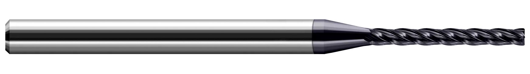 Harvey Tool 949850-C3 | 0.0500" Diameter x 1/8" Shank x 0.4000" LOC x 2-1/2" OAL 0.0050" Radius 4 Flute AlTiN Coated Carbide Corner Radius End Mill