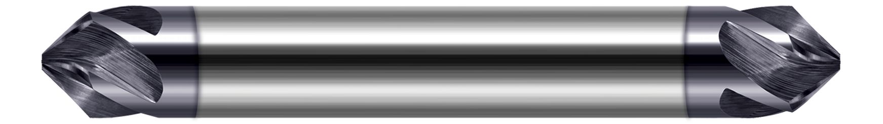 Harvey Tool 784916 | 1/4" Shank 90 Degree Included Angle 5 Flute Uncoated Carbide Chamfer Mill