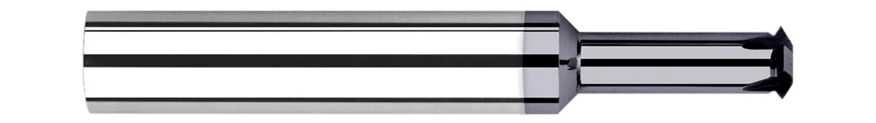 Harvey Tool 772950 | 1/4" Thread 0.1800" Diameter x 0.0380" LOC x 1/4" Shank 4 Flute 60 Degree Included Angle Uncoated Carbide Single Profile Thread Mill