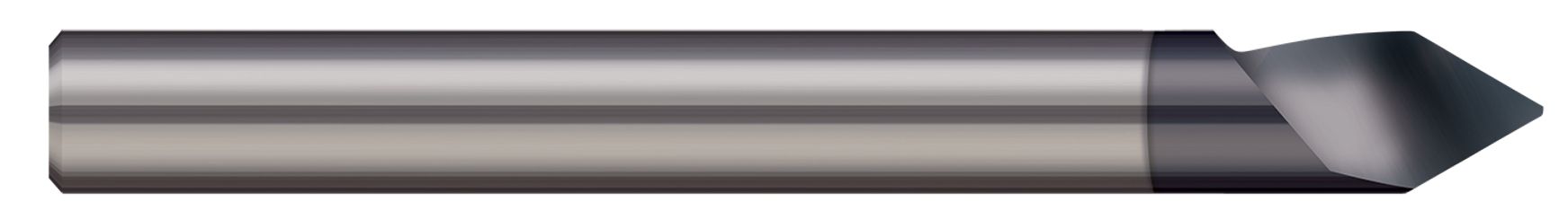 Harvey Tool 764708 | 60 Degree Included Angle x 0.1040" LOC x 1/8" Shank Uncoated Carbide Engraving Cutter