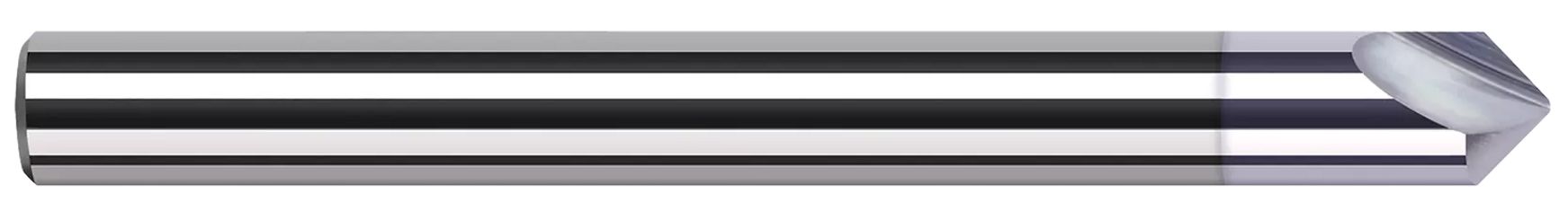 Harvey Tool 774945 | 90 Degree Included Angle x 0.1230" LOC x 1/4" Shank Uncoated Carbide Engraving Cutter