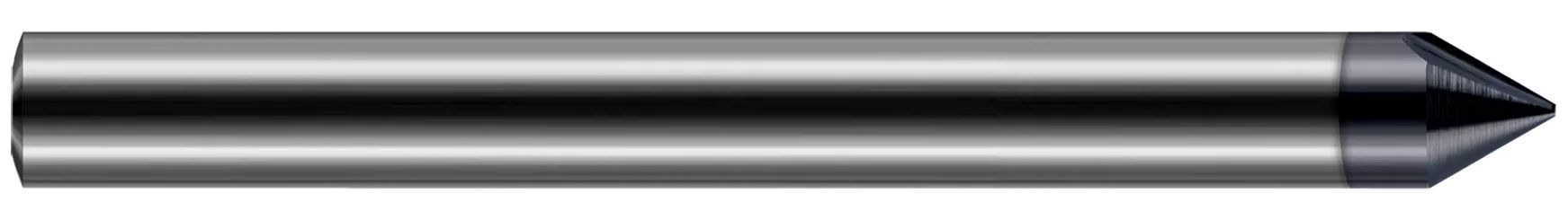 Harvey Tool 866712-C6 | 60 Degree Included Angle 3/16" Diameter x 0.1580" LOC x 3/16" Shank AlTiN Nano Coated Carbide Engraving Cutter