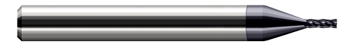 Harvey Tool 760693-C3 | 3/32" Diameter x 1/4" Shank x 0.2790" LOC x 2" OAL 2 Flute AlTiN Coated Carbide Square End Mill
