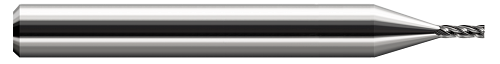 Harvey Tool 760712 | 3/16" Diameter x 1/4" Shank x 5/8" LOC x 2" OAL 2 Flute Uncoated Carbide Square End Mill