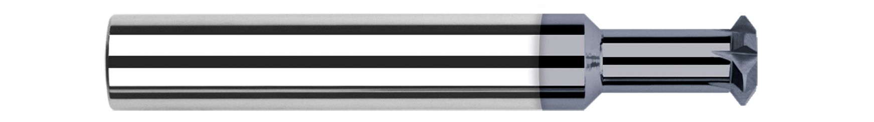 Harvey Tool 775116 | 1/4" Diameter x 0.1350" Width x 1/4" Shank 90 Degree Included Angle Uncoated Carbide Pointed Double Angle Cutter