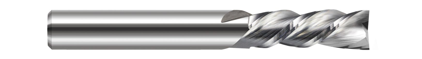 Harvey Tool 775912 | 3/16" Diameter x 3/16" Shank x 0.5700" LOC x 2" OAL 2 Flute Uncoated Carbide Square End Mill