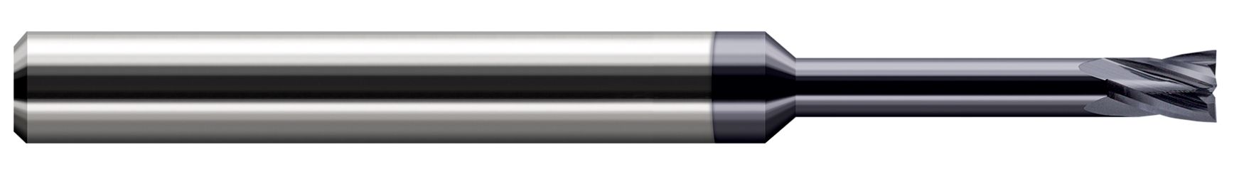 Harvey Tool 779612-C3 | 3/16" Diameter x 3/16" Shank x 0.2850" LOC x 2-1/2" OAL 4 Flute AlTiN Coated Carbide Square End Mill