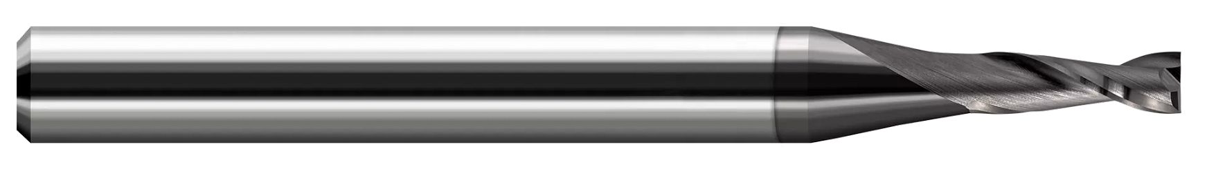 Harvey Tool 809412 | 3/16" Diameter x 1/4" Shank x 1" LOC x 3" OAL 2 Flute Uncoated Carbide Square End Mill