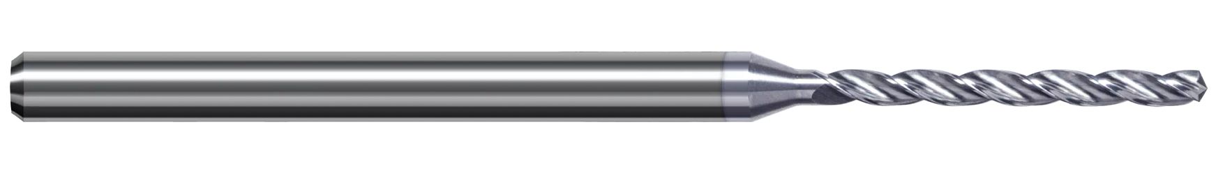 Harvey Tool AVA3750-C8 | 46 mm Flute Length x 10 mm Shank x 100 mm OAL 3 Flute TiB2 Coated Carbide Micro Drill Bit