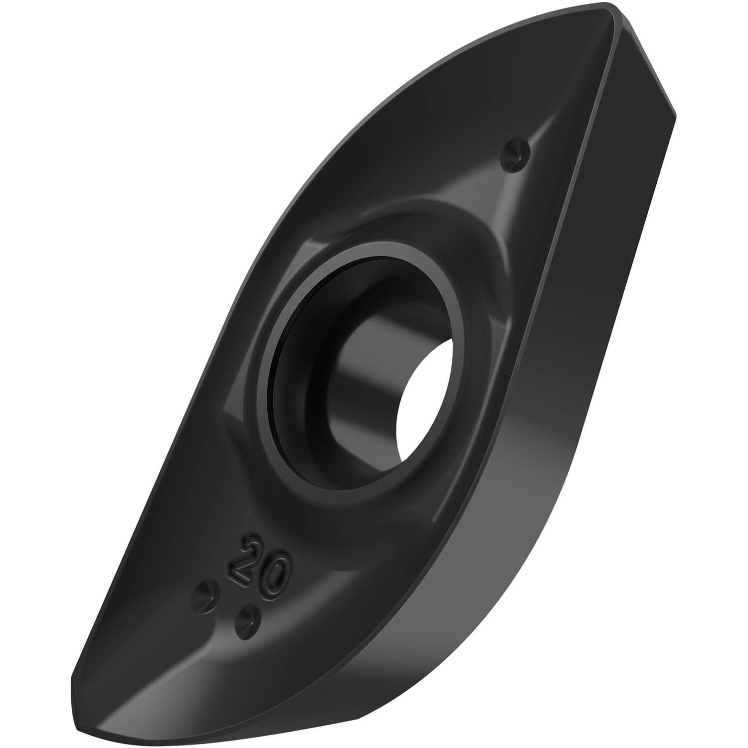 Pramet ZP 20ER-M:M8345 | 0.157" Diameter x 0.156" Thickness Milling Insert