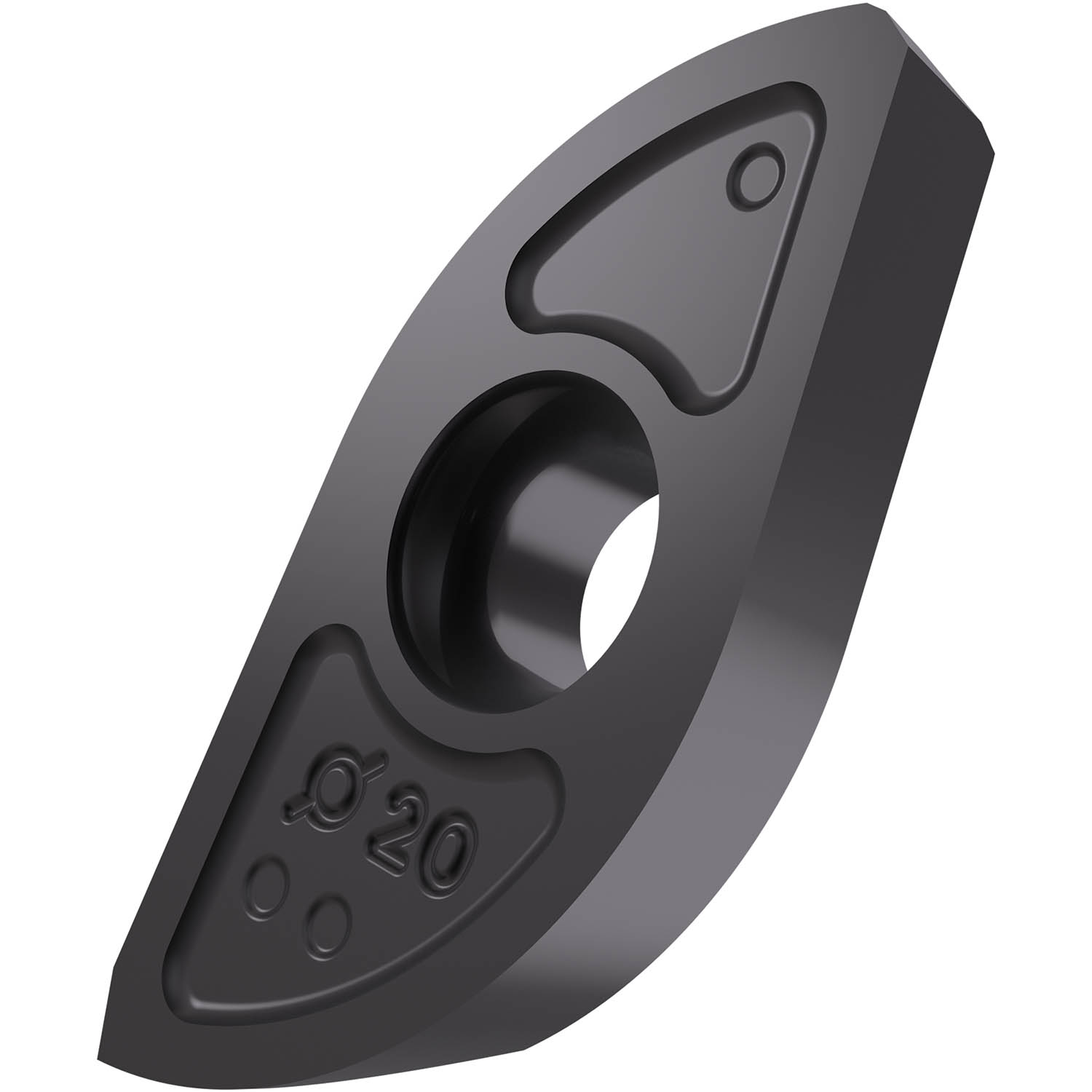 Pramet ZP 20ER-FM:M8310 | 0.157" Diameter x 0.156" Thickness Milling Insert