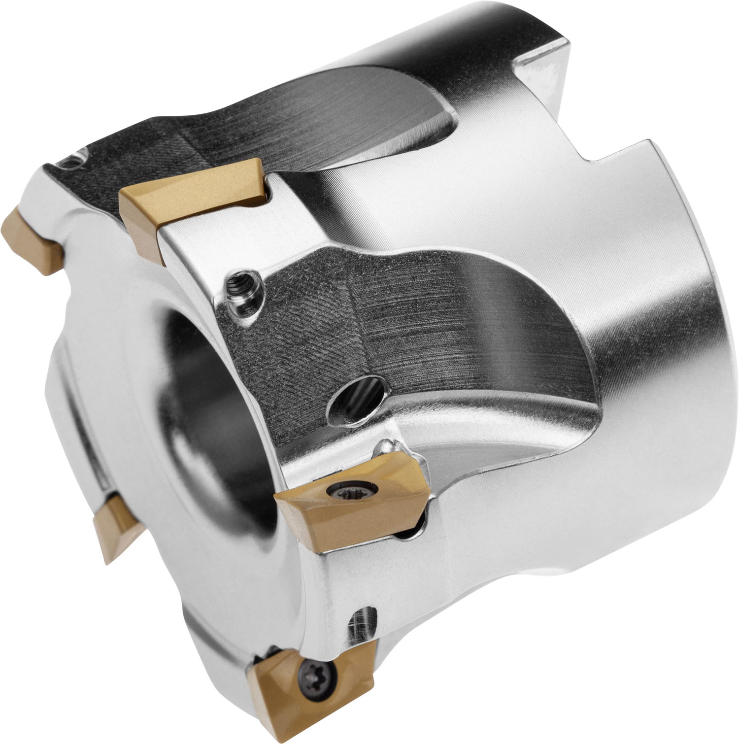Pramet 6790726 | 4" Diameter x 1.969" Functional Length Indexable Square-Shoulder Face Mill