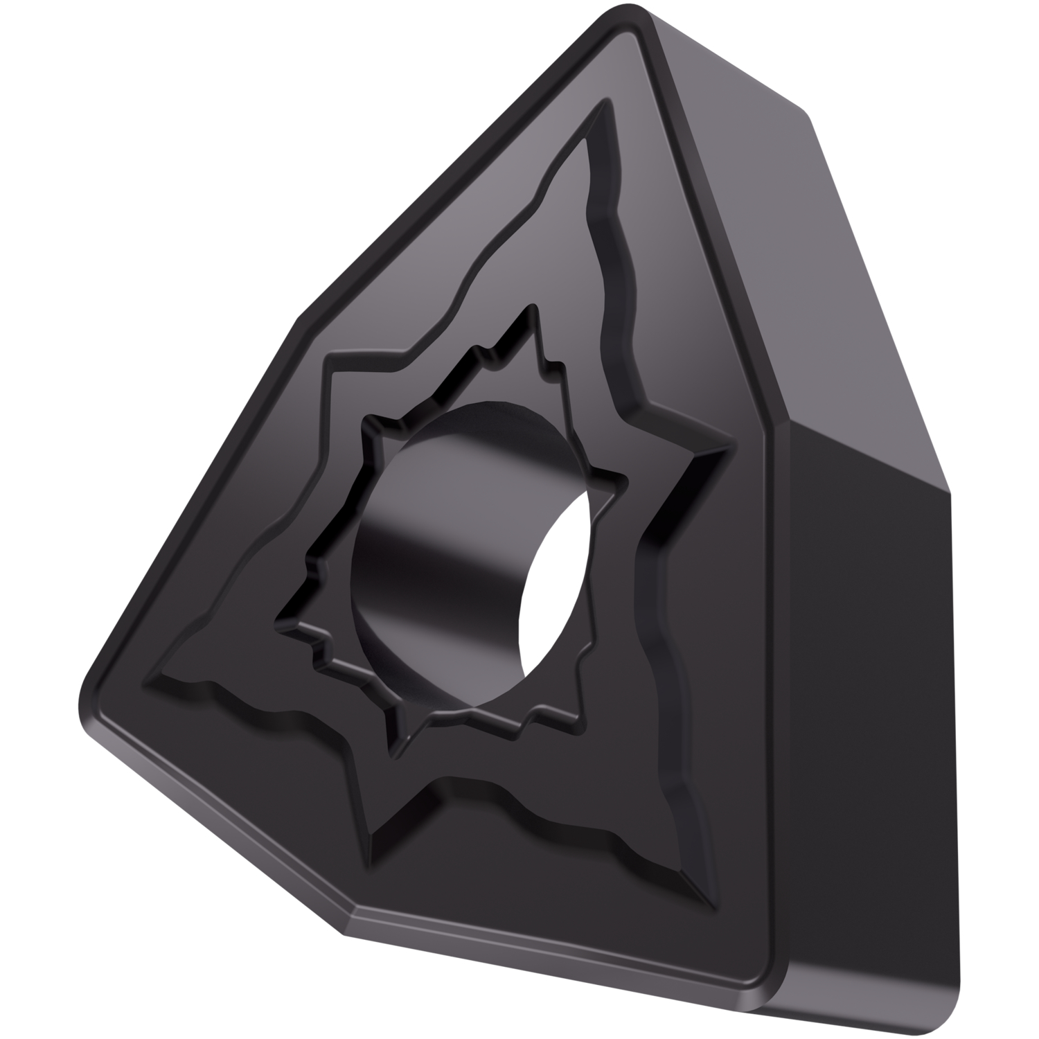 Pramet 7454476 | WNMG 431-NMR:T6310 0.203" Hole Diameter x 0.187" Thickness x 0.157" Depth of Cut T6310 Coated Turning Insert