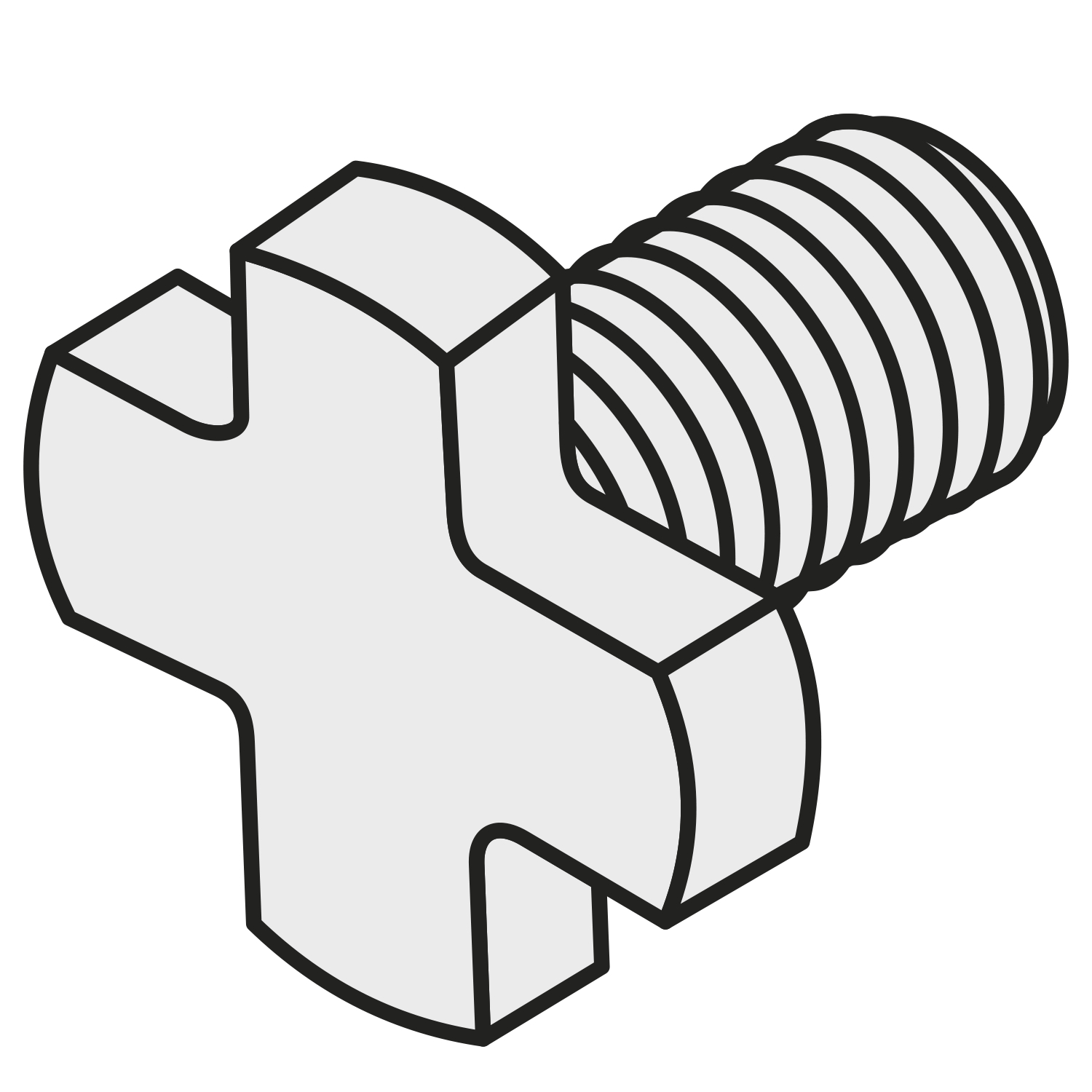 Pramet KS 1230 | Cross Retaining Screw